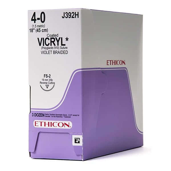 Sutura Ethicon Vicryl violeta 2/0 70cm